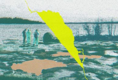 Kuvituskuva merenrannasta